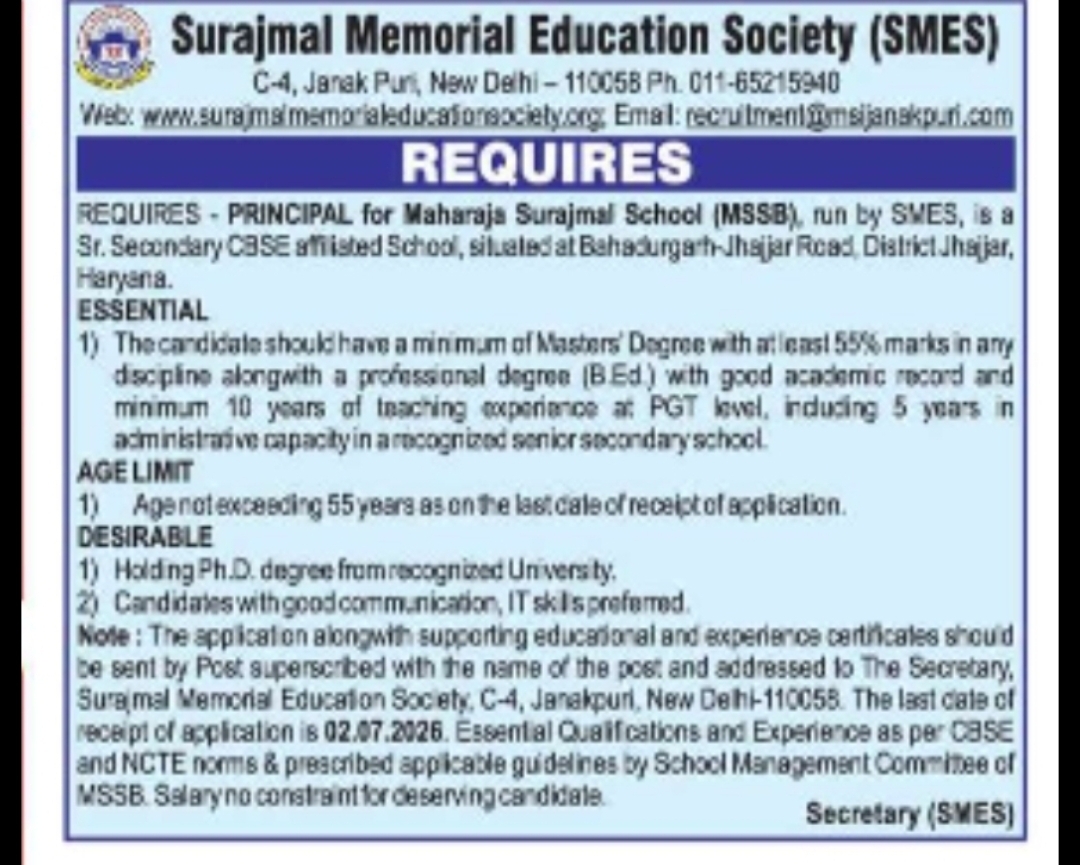 Surajmal Memorial Education Society (SMES) Surajmal Memorial Education Society