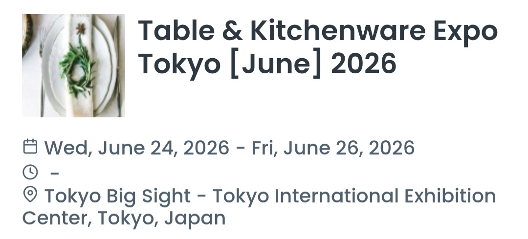 Table & Kitchenware Expo Tokyo [June] 2026