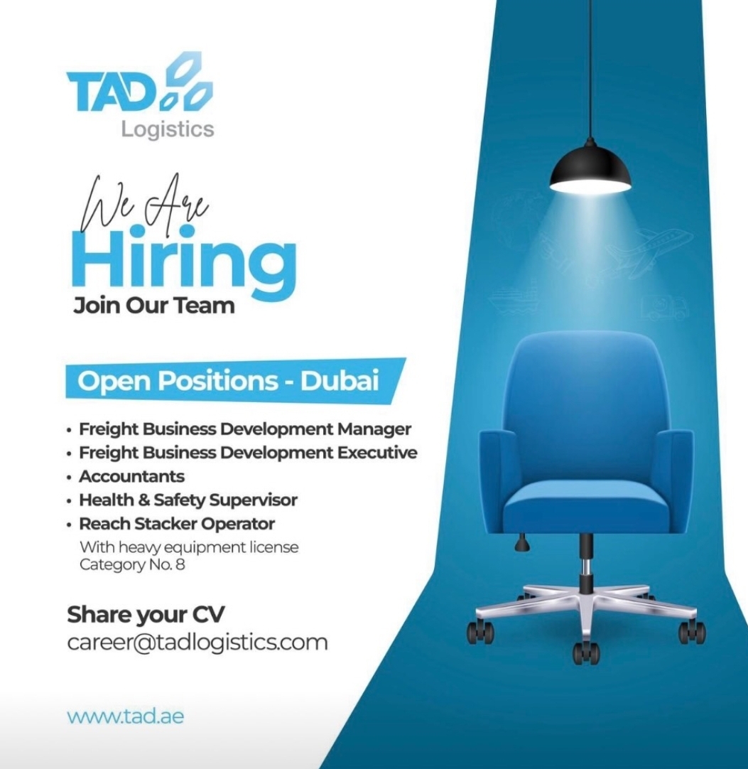 TAD Logistics We Hiring Join Our Team