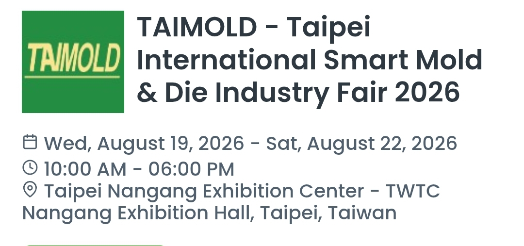 TAIMOLD - Taipei International Smart Mold & Die Industry Fair 2026