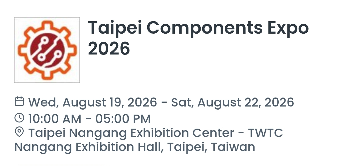 Taipei Components Expo 2026