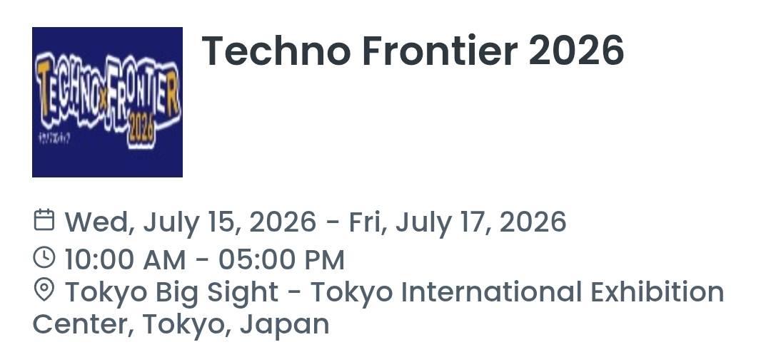 Techno Frontier 2026