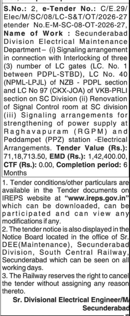 Tender Details