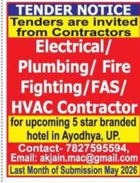 TENDER NOTICE