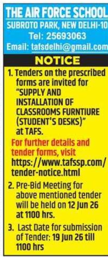 Tender Notice