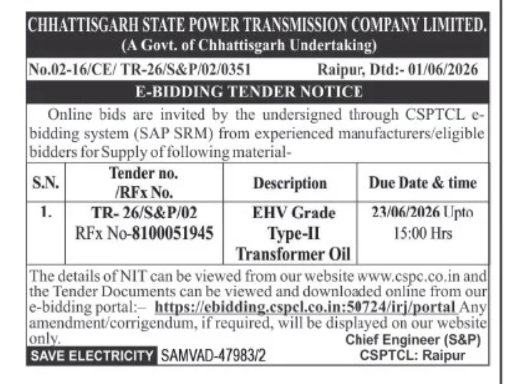 Tender Notice