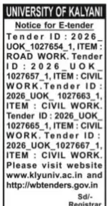 Tender Notice