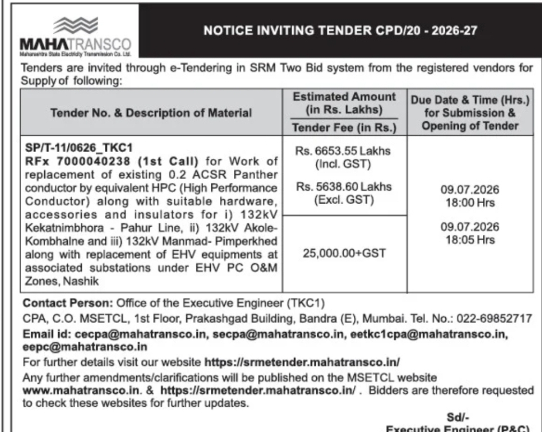 Tender Notice