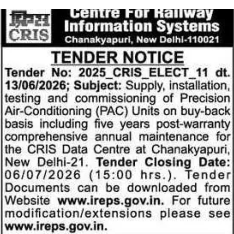 TENDER NOTICE