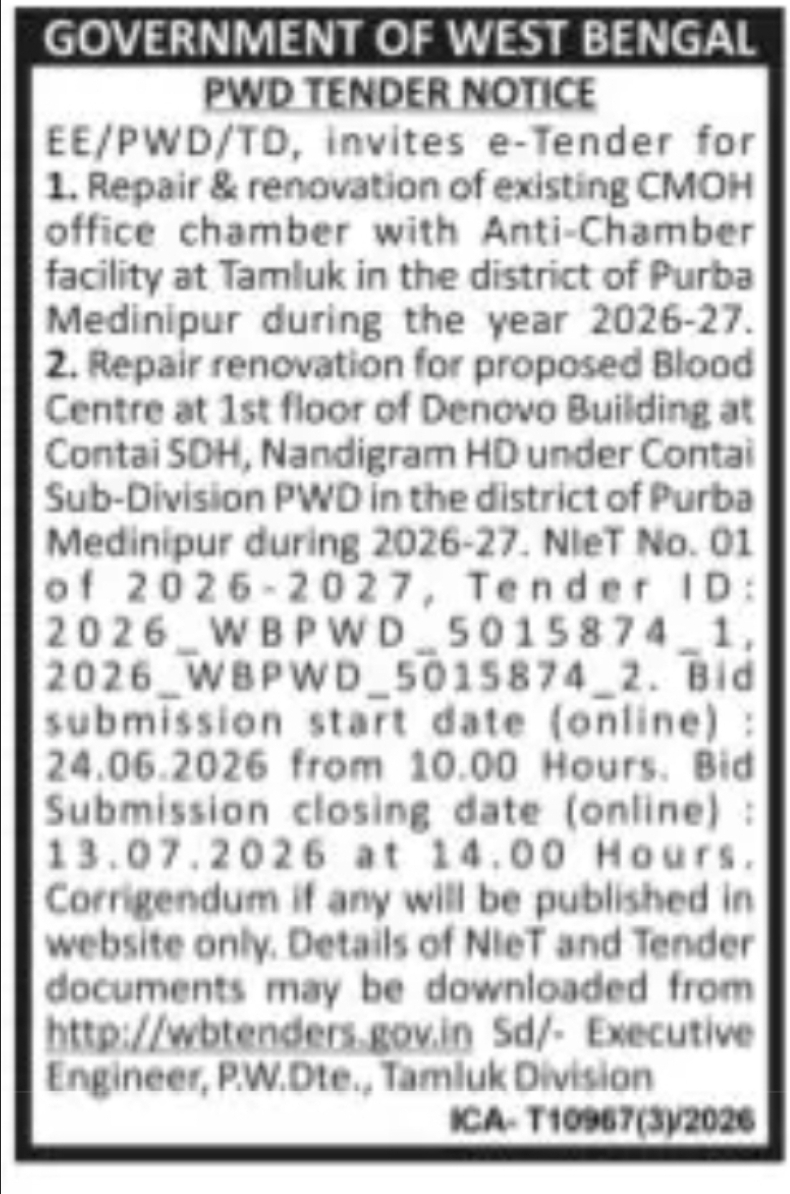 TENDER NOTICE
