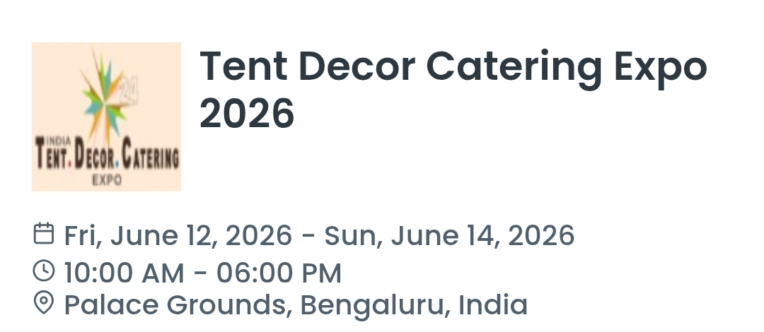 Tent Decor Catering Expo 2026