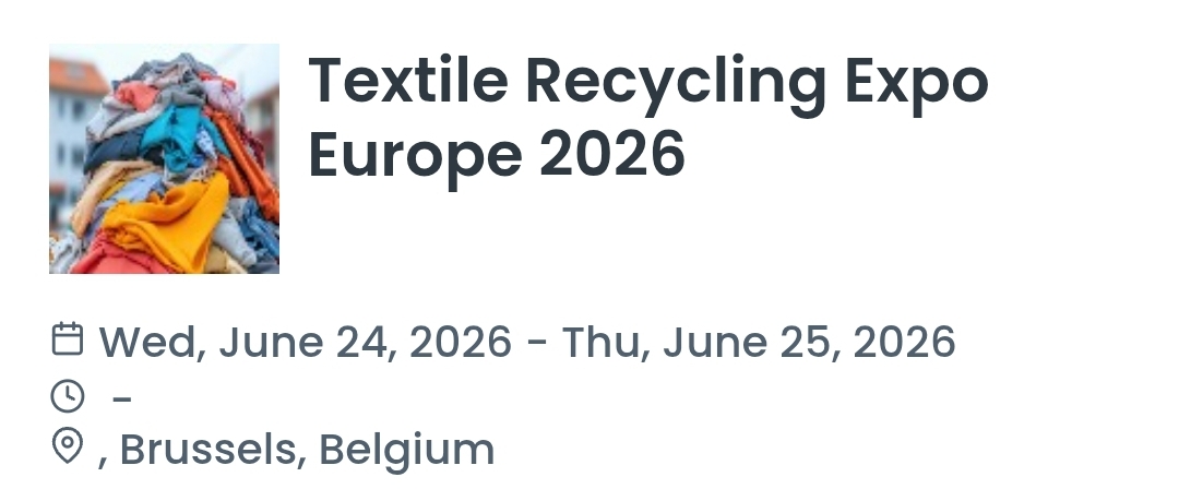 Textile Recycling Expo Europe 2026
