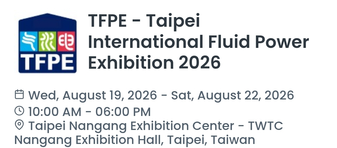TFPE - Taipei International Fluid Power Exhibition 2026