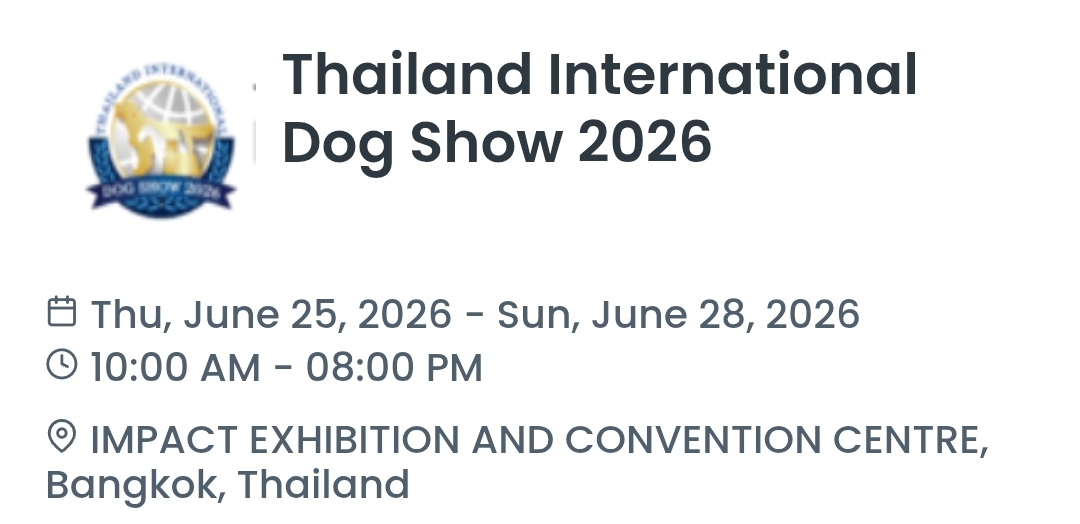 Thailand International Dog Show 2026