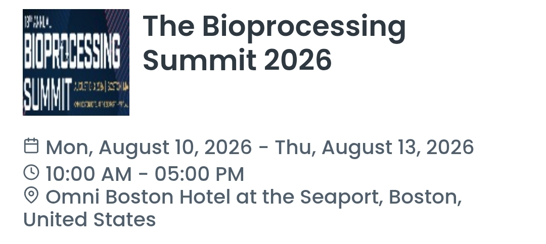 The Bioprocessing Summit 2026
