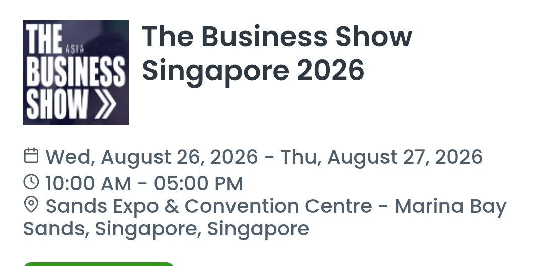 The Business Show Singapore 2026