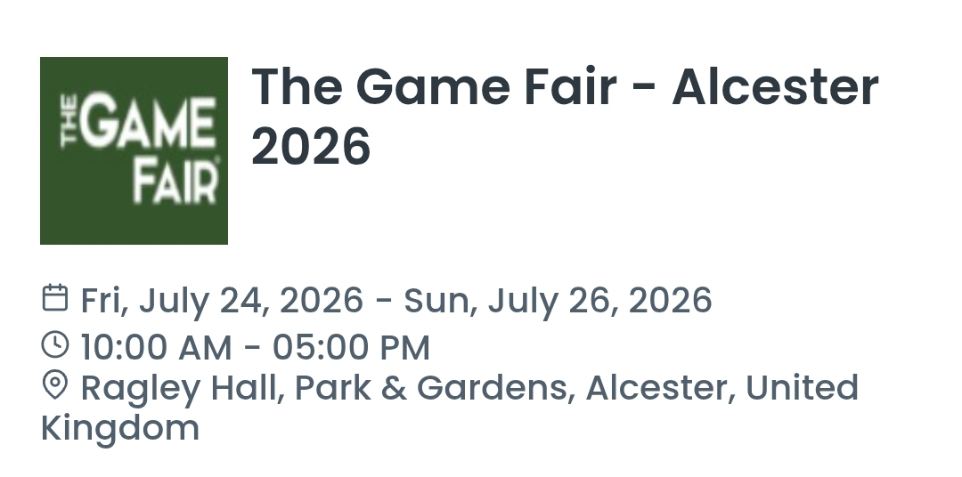 The Game Fair - Alcester 2026