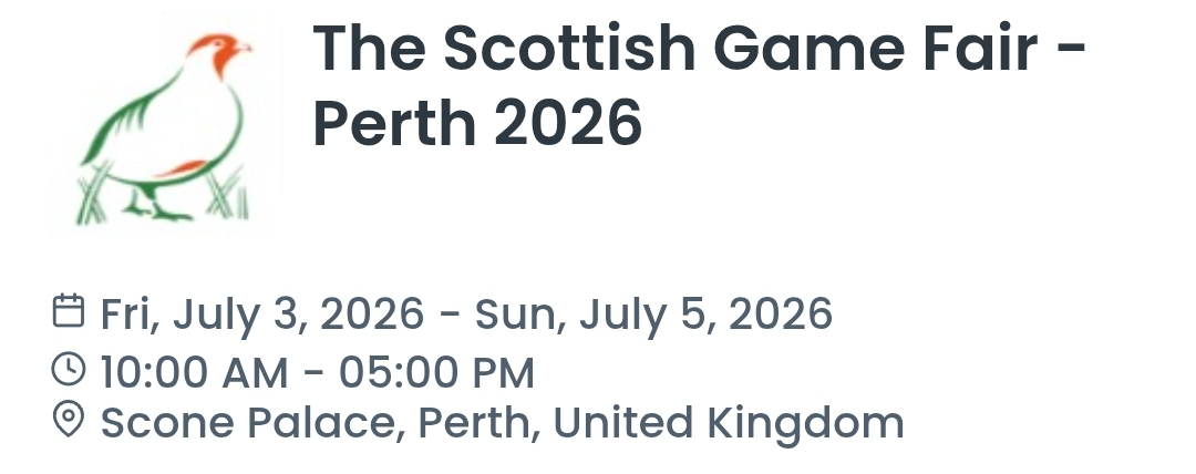 The Scottish Game Fair - Perth 2026