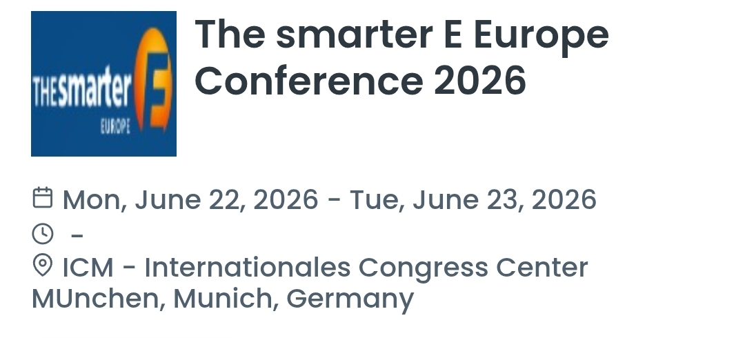 The smarter E Europe Conference 2026