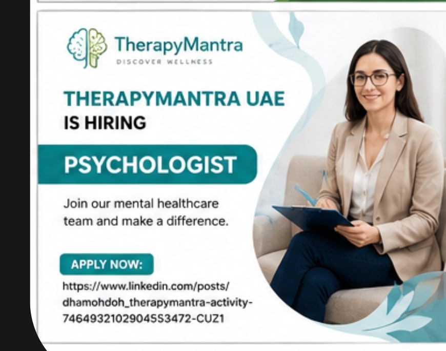 TherapyMantra UAE Hiring – Psychologist