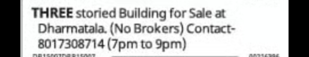 Three-Storied Building for Sale at Dharmatala.