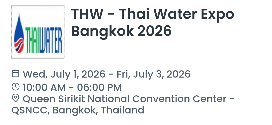 THW - Thai Water Expo Bangkok 2026