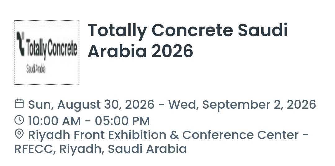 Totally Concrete Saudi Arabia 2026