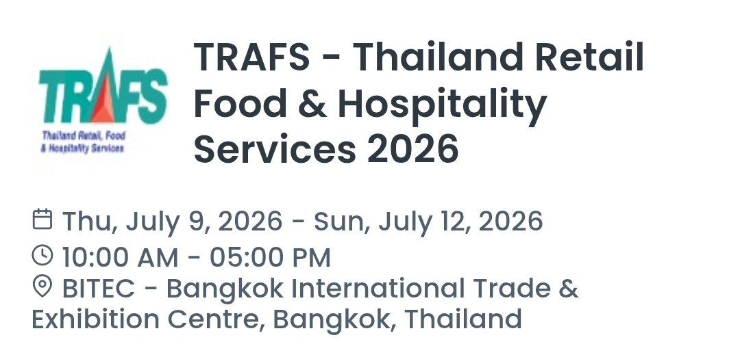 TRAFS - Thailand Retail Food & Hospitality Services 2026