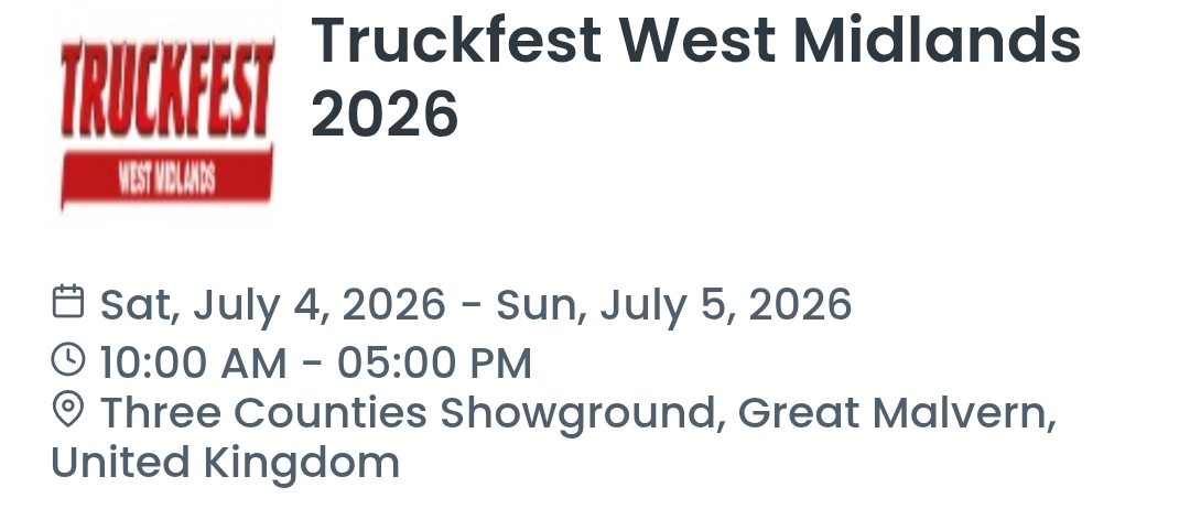 Truckfest West Midlands 2026