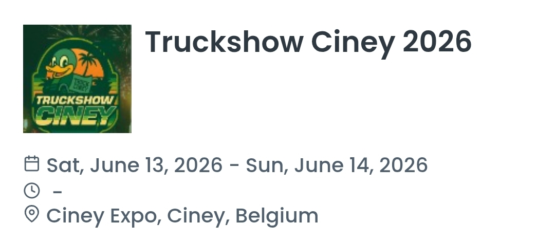 Truckshow Ciney 2026