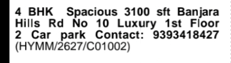 🏢 Ultra Luxury 4BHK – Banjara Hills