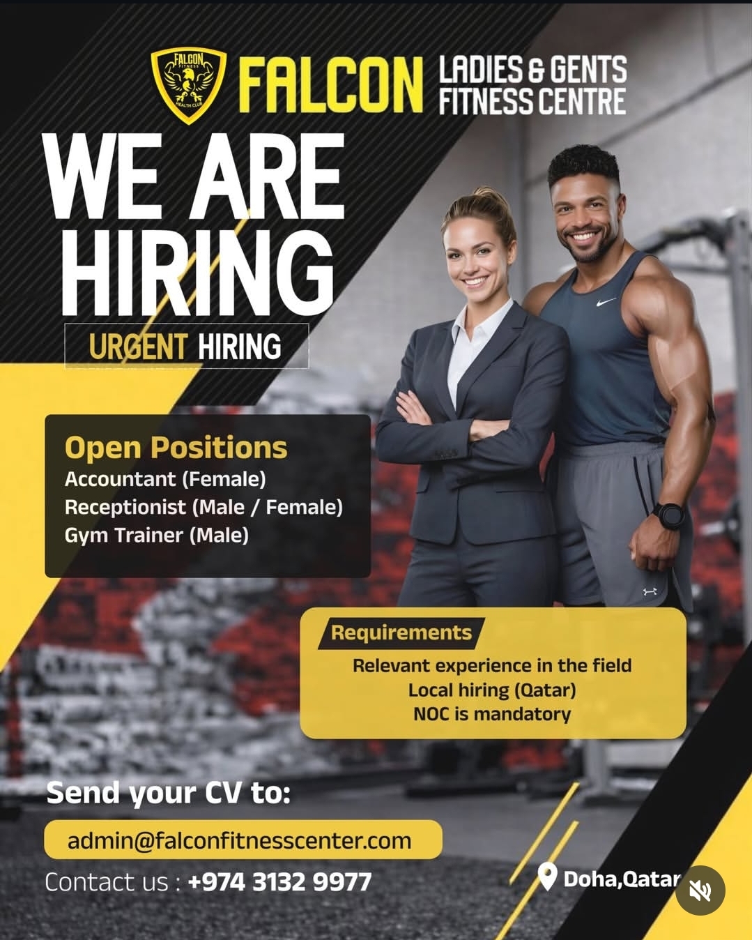 Urgent Hiring Local hiring only (qatar)
