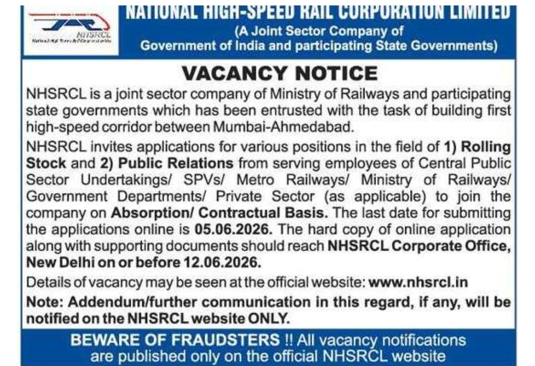 Vaccancy Notice