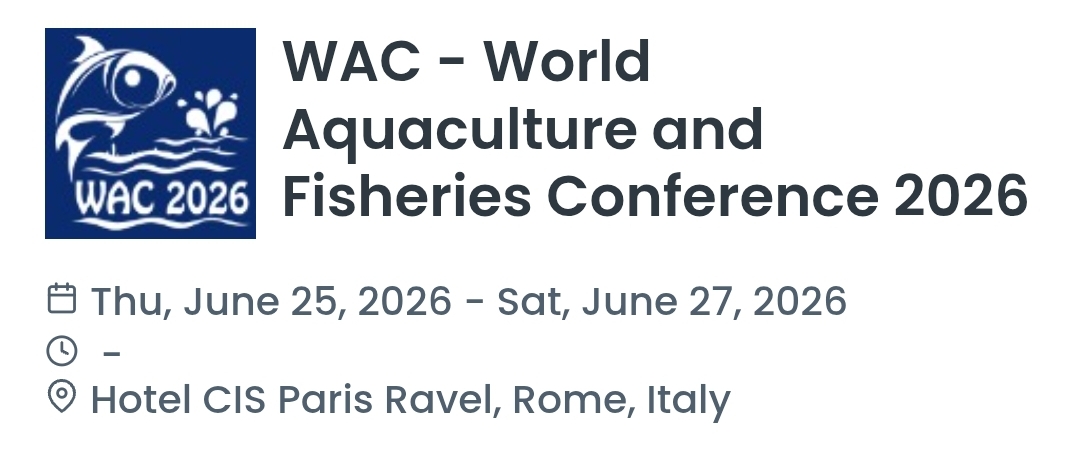 WAC - World Aquaculture and Fisheries Conference 2026