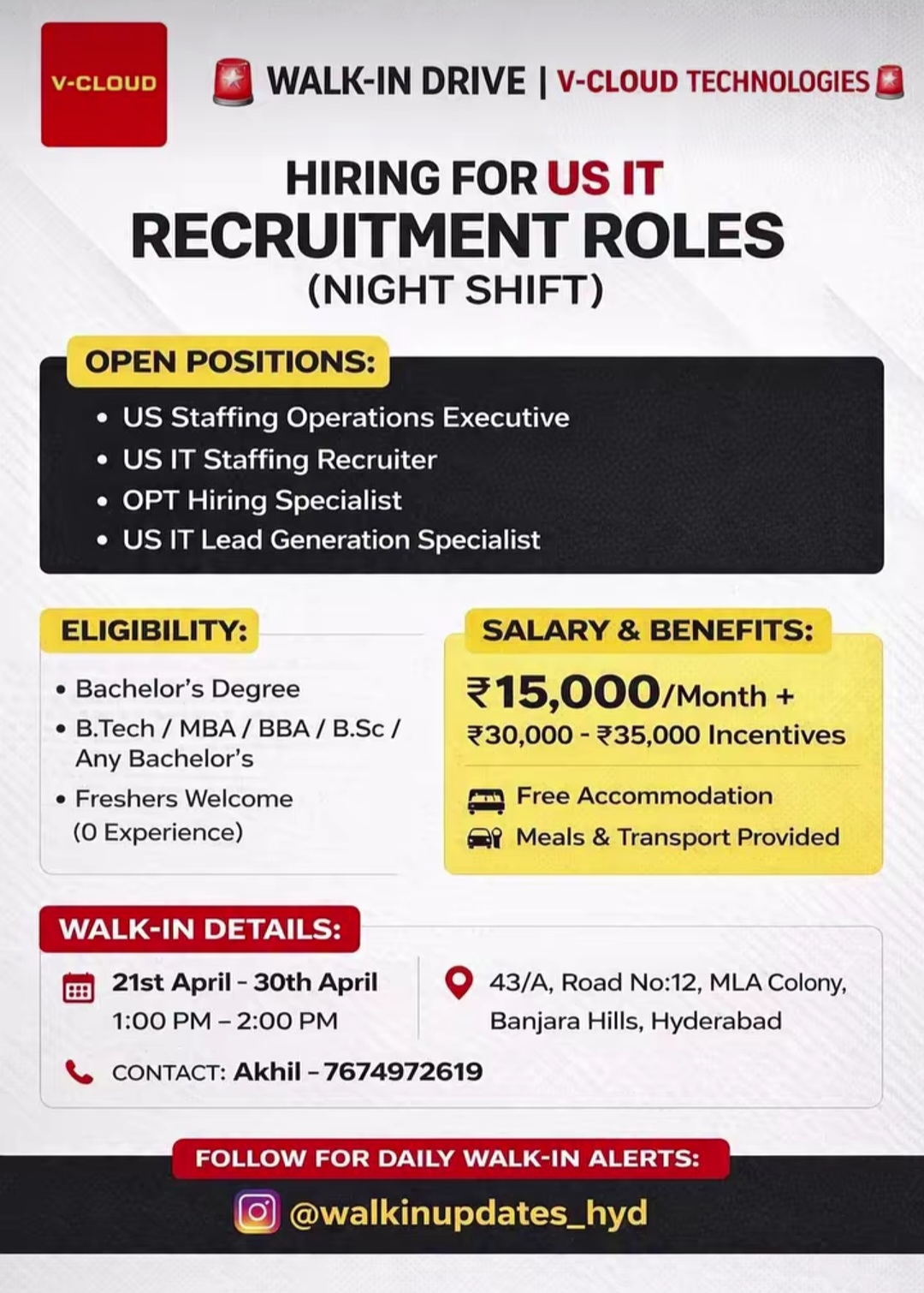 🚀 WALK-IN DRIVE | V-CLOUD TECHNOLOGIES