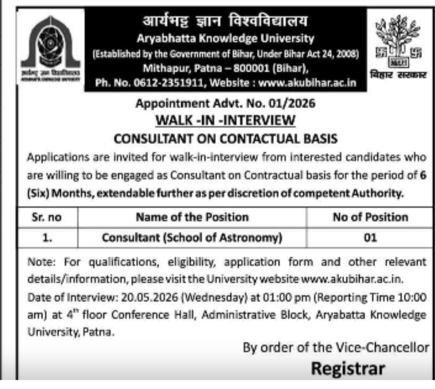 Walk in Interview