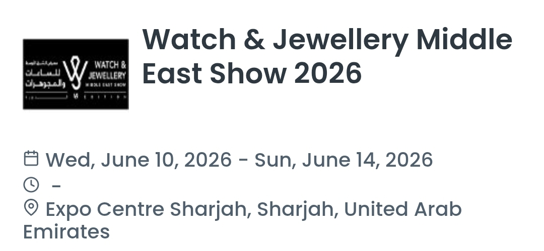 Watch & Jewellery Middle East Show 2026