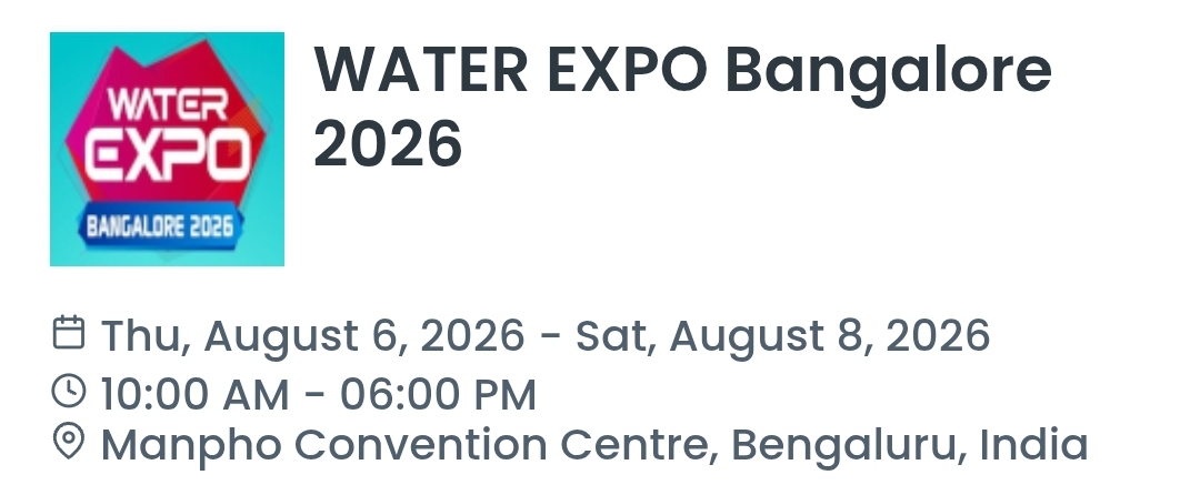 WATER EXPO Bangalore 2026