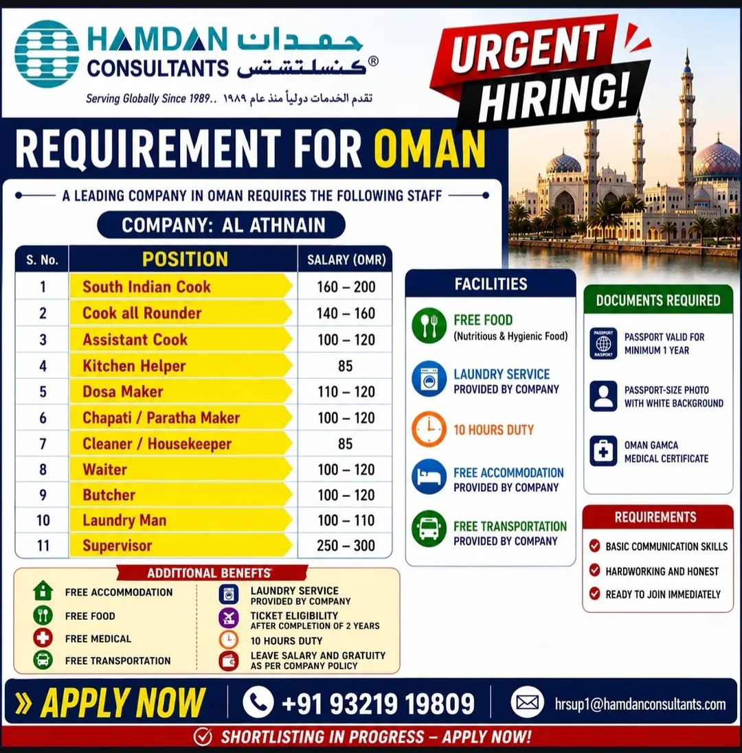 We are currently hiring and shortlisting candidates for multiple positions