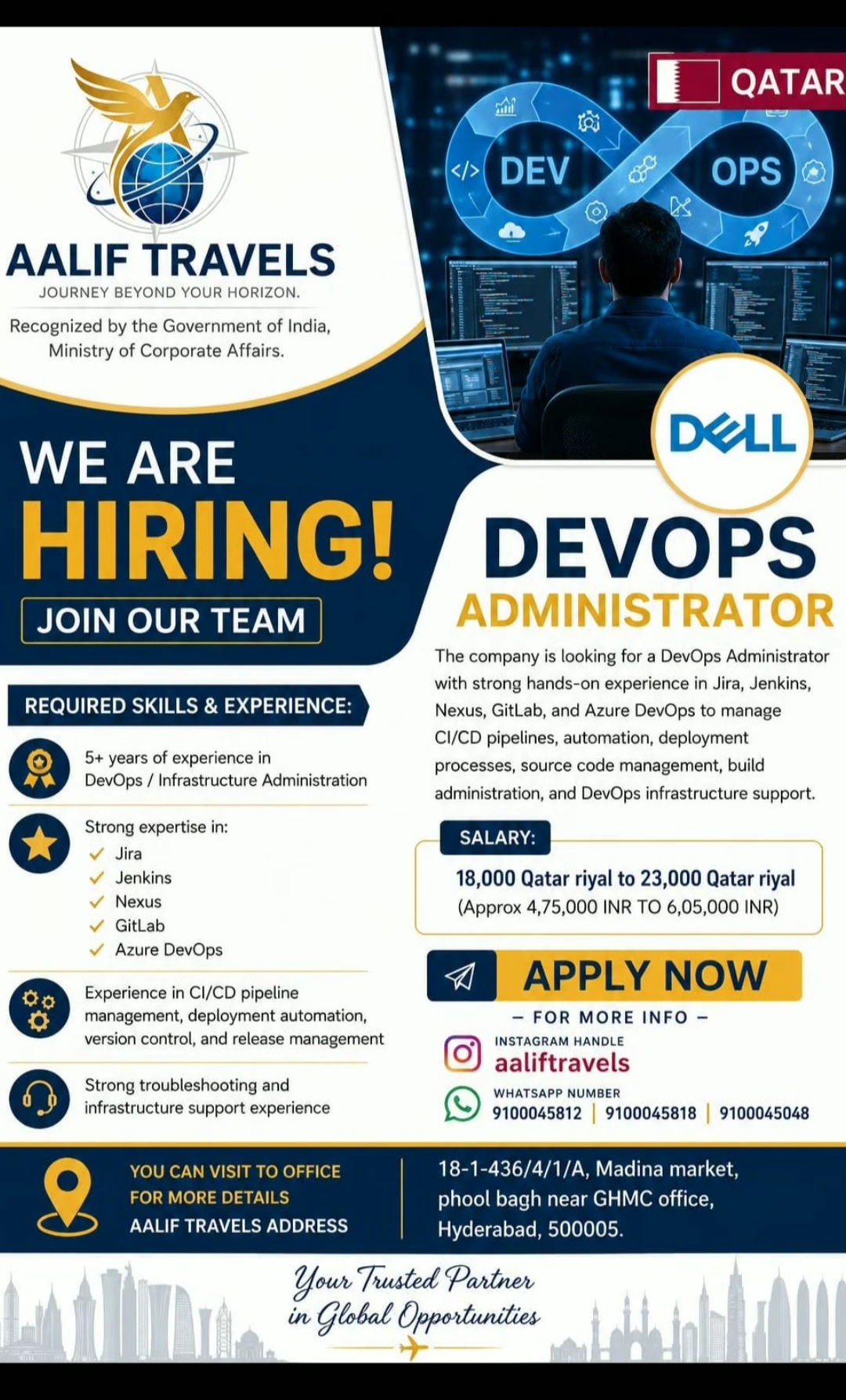 WE ARE HIRING – DEVOPS ADMINISTRATOR