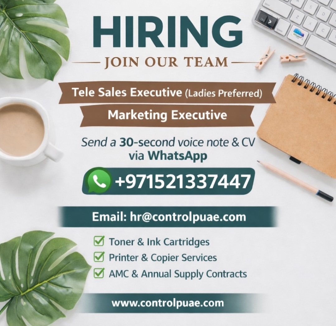 We are hiring for immediate placement