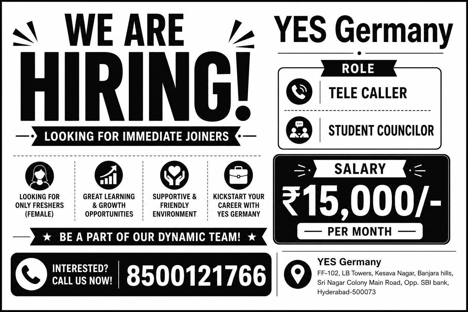 We are Hiring