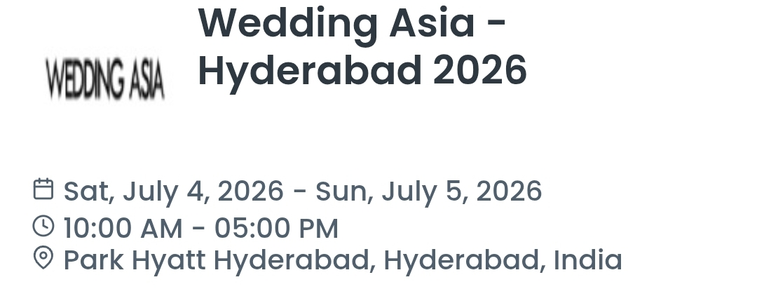 Wedding Asia - Hyderabad 2026