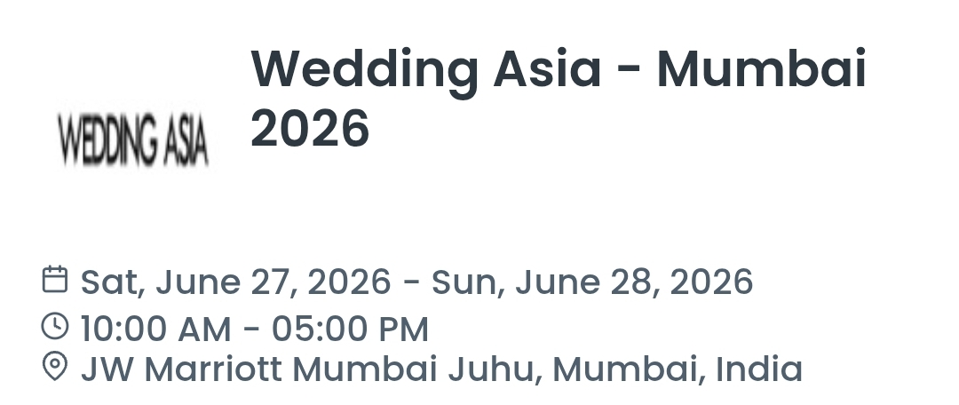 Wedding Asia - Mumbai 2026