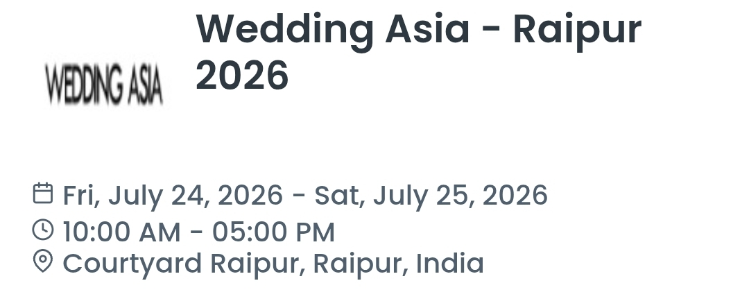 Wedding Asia - Raipur 2026
