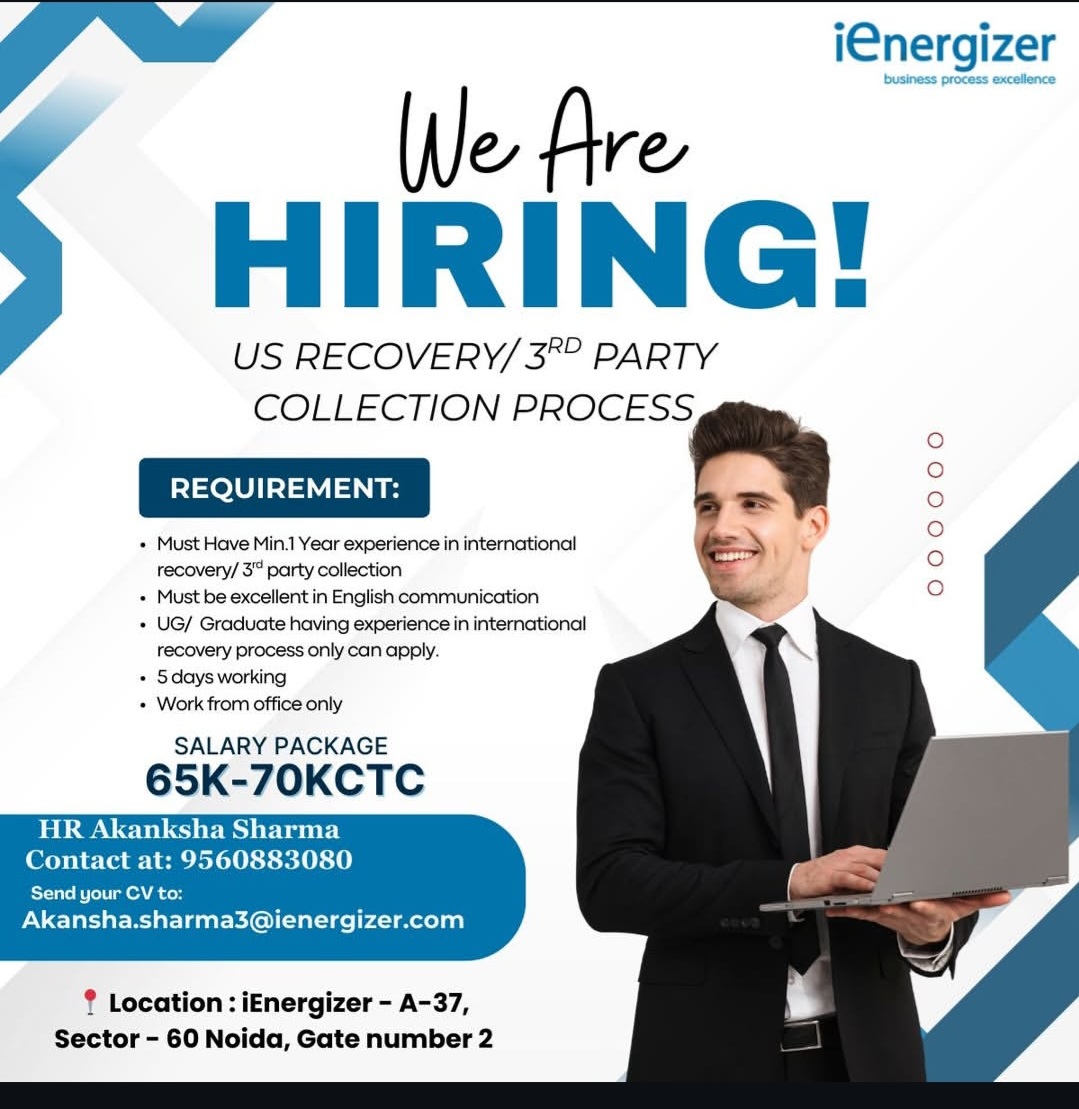 We're Hiring 3rd Party Debt Recovery