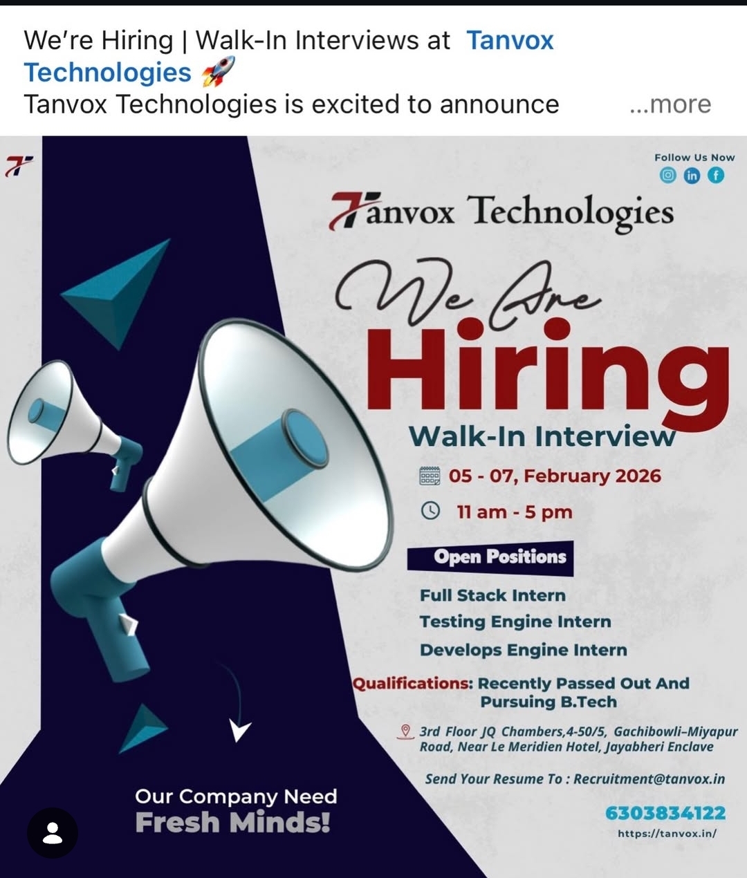 We're Hiring Technologies