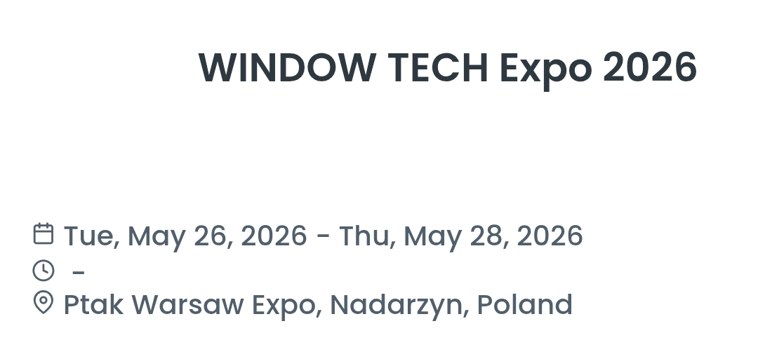 WINDOW TECH Expo 2026