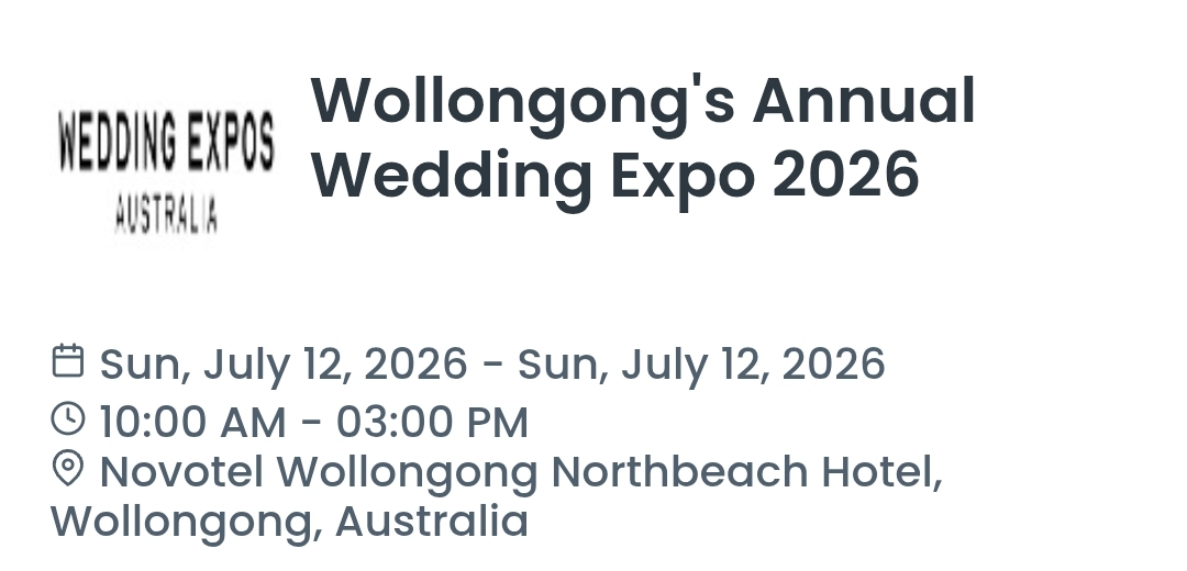 Wollongong's Annual Wedding Expo 2026