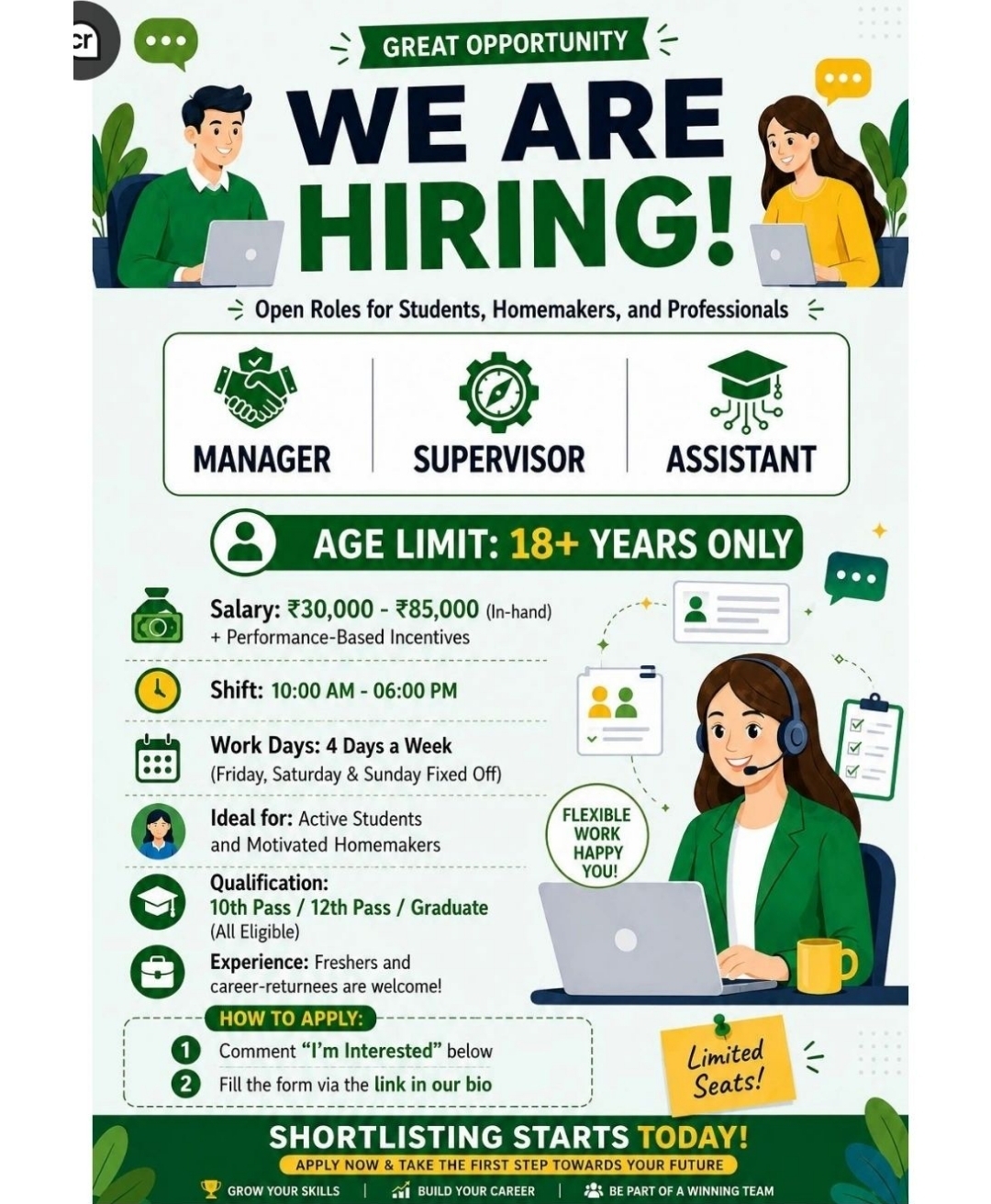 Work From Home Opportunity for Freshers Now !